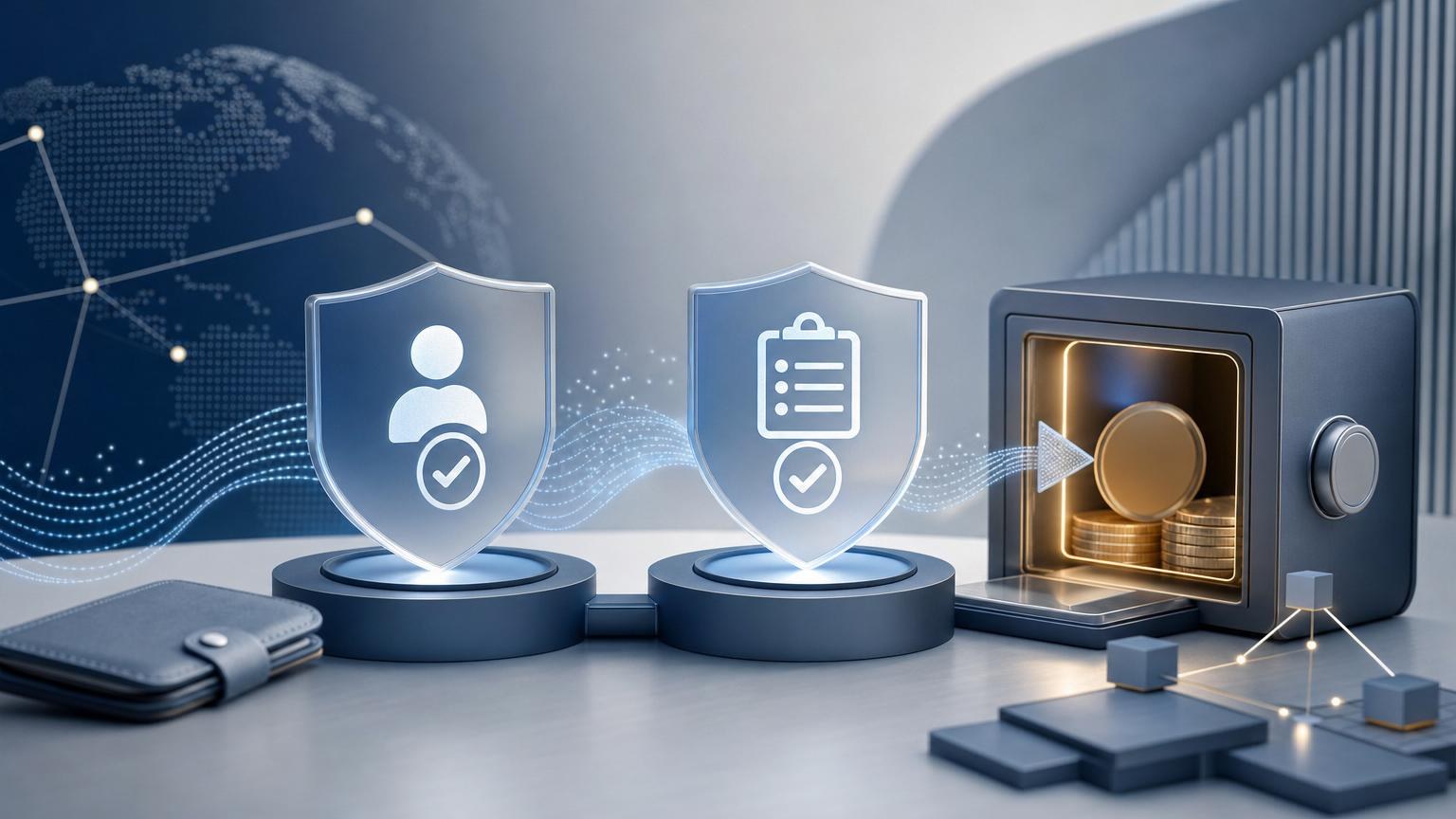 A user comparing a crypto exchange order, wallet address, network, limits and transaction details before confirming a transfer